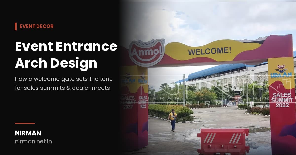 Event Entrance Arch Design: Why Your Welcome Gate Sets the Tone for the Whole Event